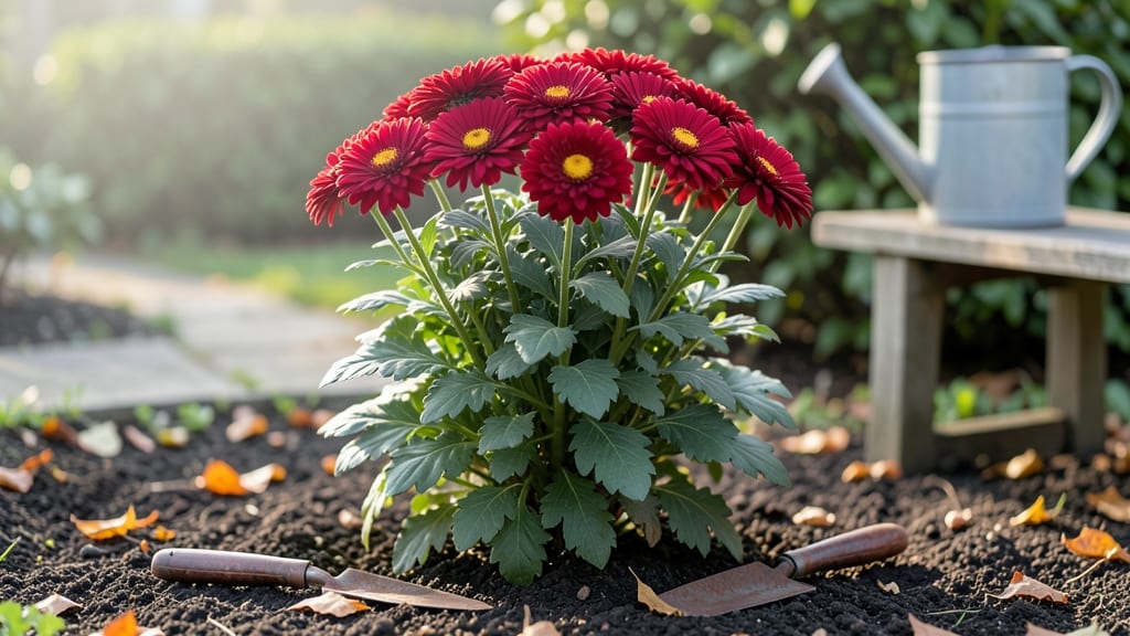 Chrysanthemum Flowers Red: Bold Blooms Thriving in Pacific Northwest Gardens