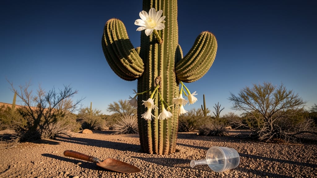 Saguaro Blossom Flower: Desert Oasis Beauty With Minimal Care