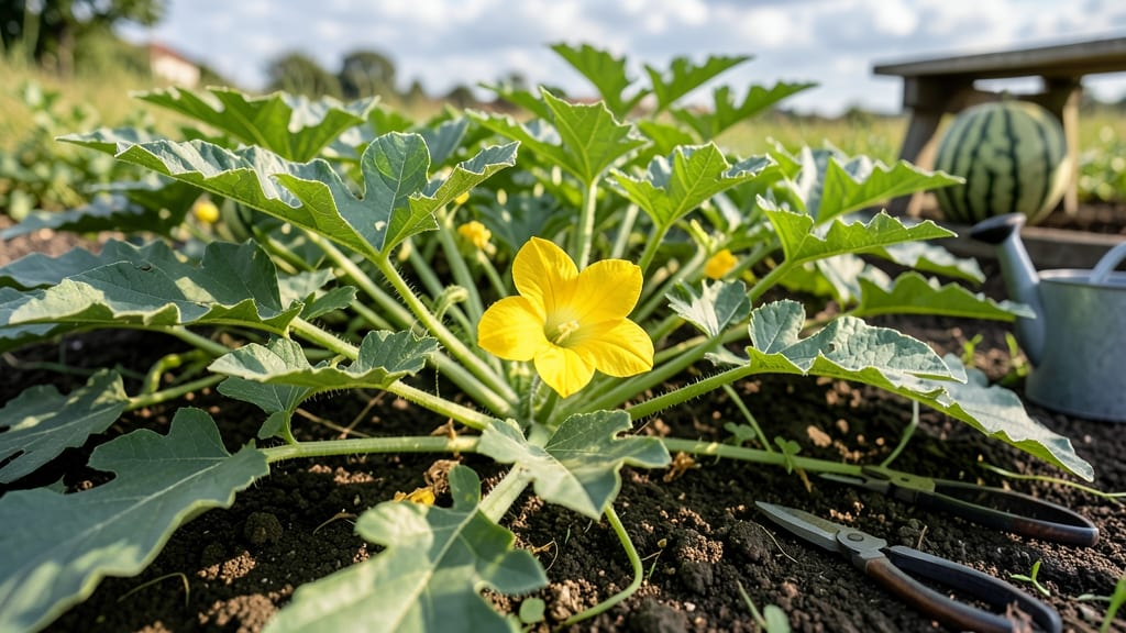 Male Watermelon Flower Growing Guide: Bold Striped Blooms That Thrive in Containers