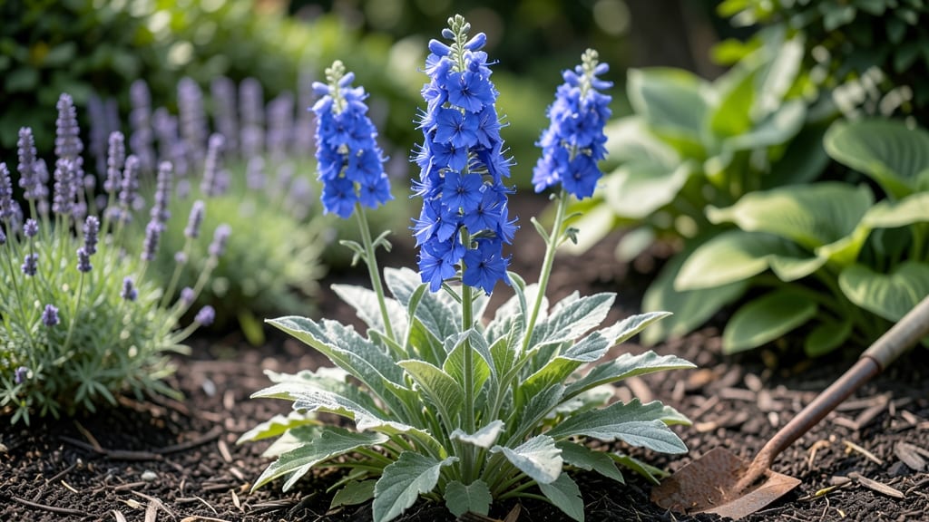 Electric Blue Flowers: Vibrant Pollinator Haven for Year-Round Color